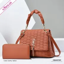 BRONZE PETAL WOMEN'S HANDBAG
